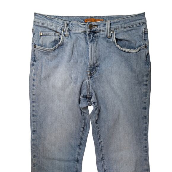 Vintage Y2K Vigoss Boot Jeans Womens 13/14 Mid Rise Rise Stretch Distressed - Picture 3 of 11